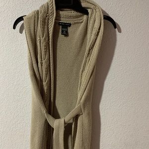 Sweater cardigan duster